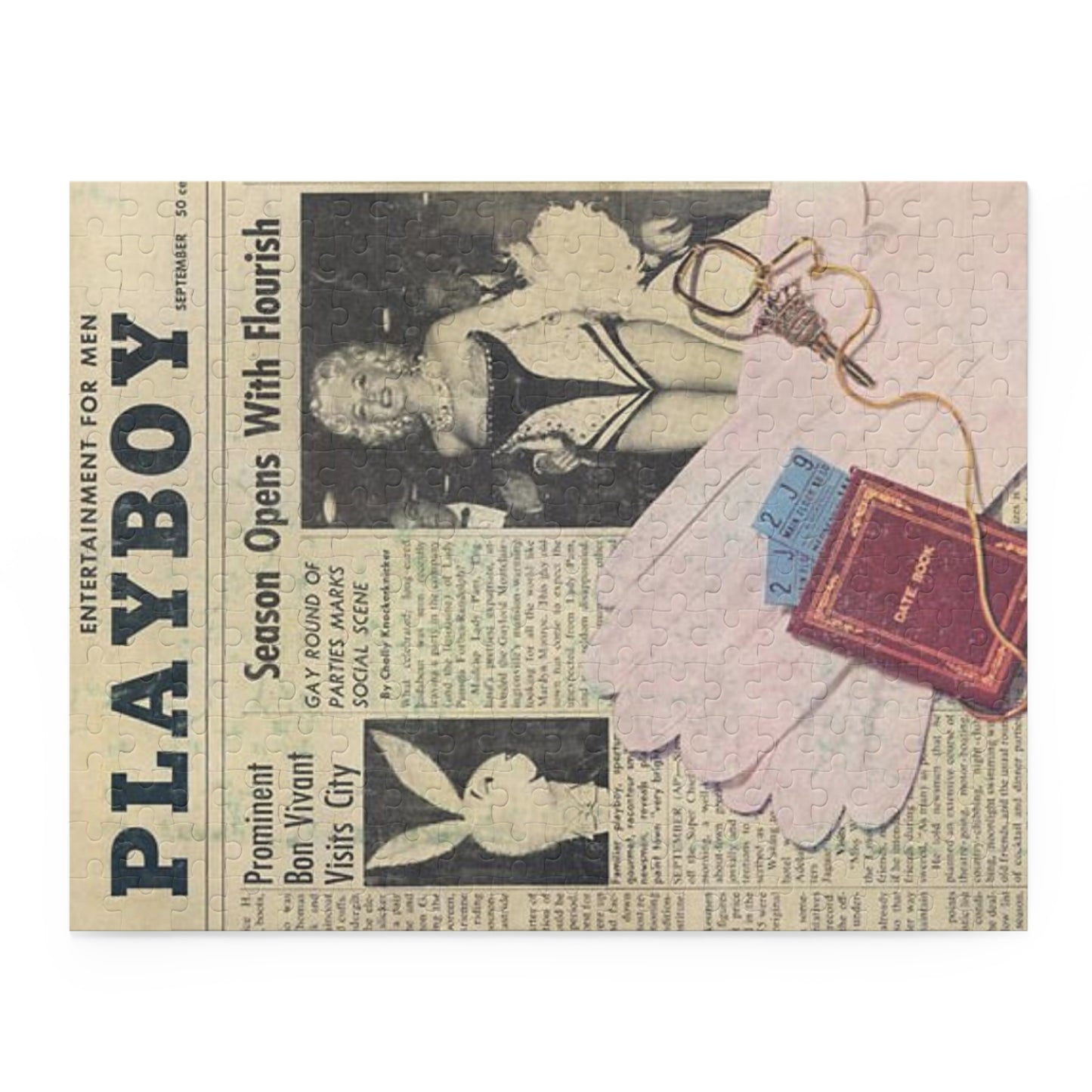 Puzzle (120, 252, 500-Piece) Playboy Cover September 1955