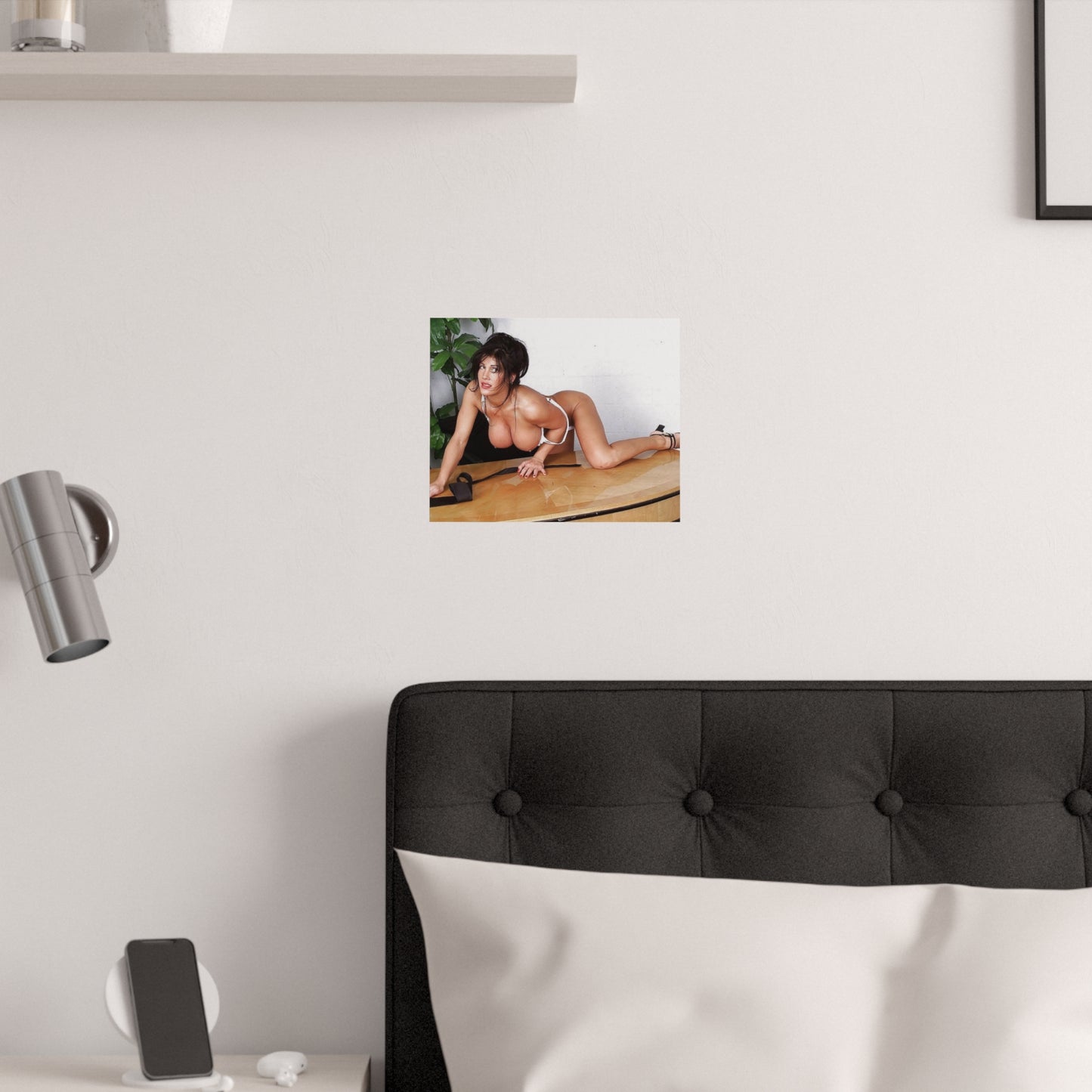 Satin Posters (210gsm) Retro Pornstar Holly Body Nude