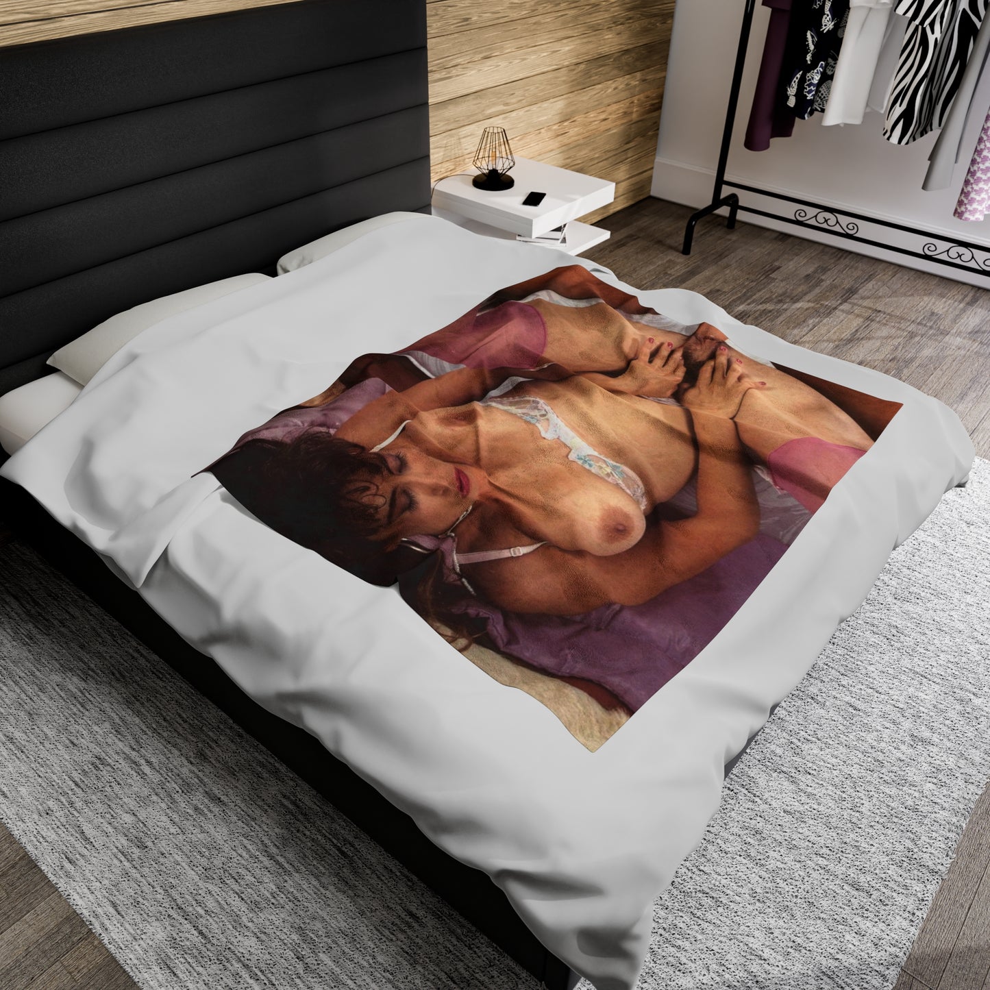 Velveteen Plush Blanket Christy Canyon