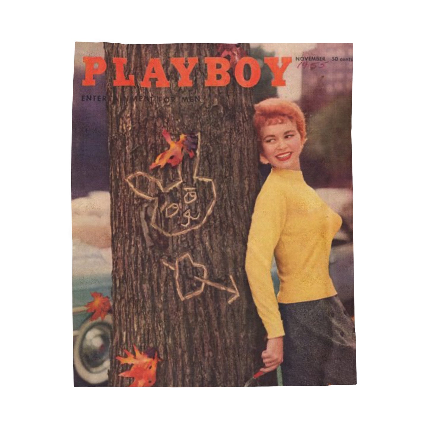 Velveteen Plush Blanket Magazine Cover November 1955