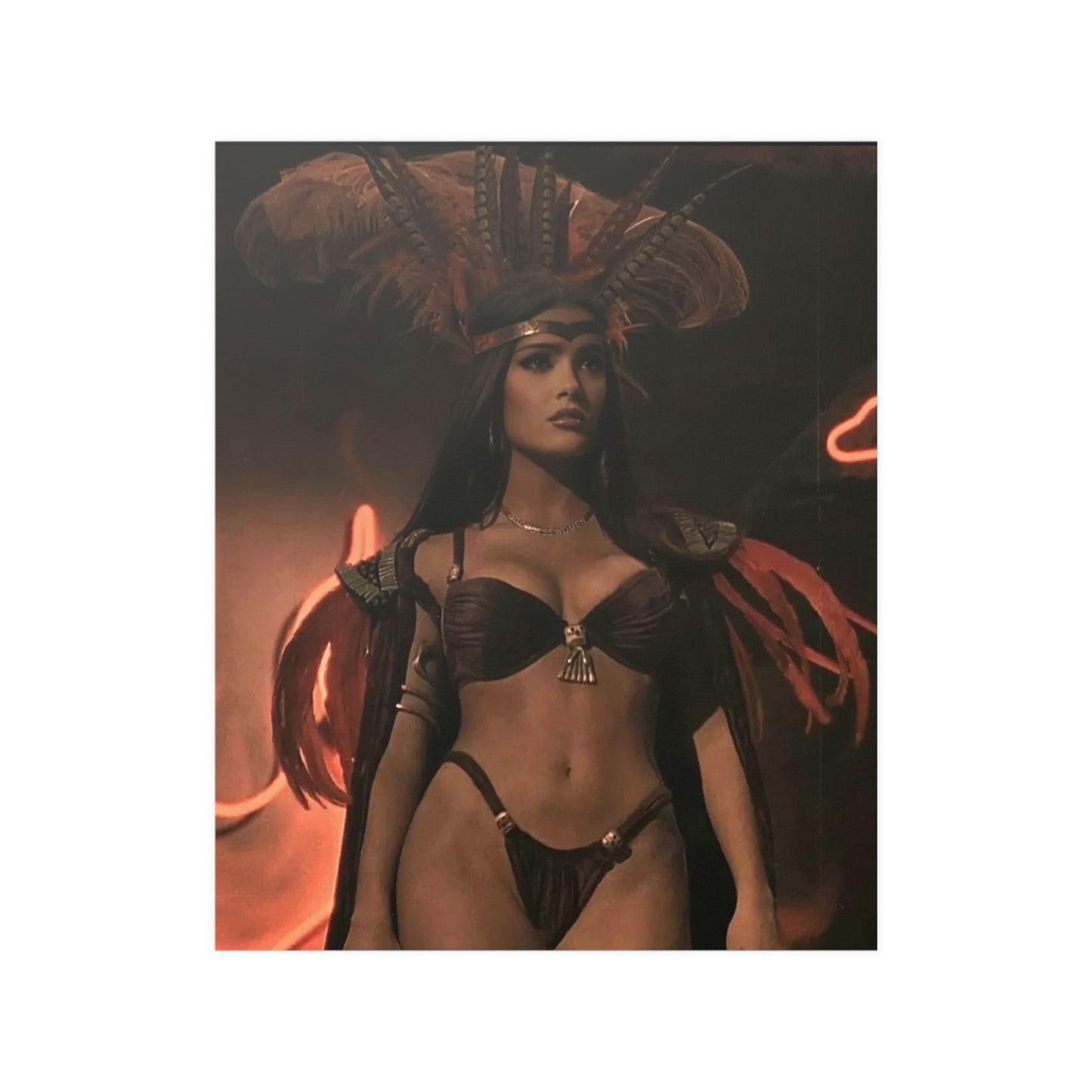 Satin Posters (210gsm) Salma Hayek Dusk til Dawn