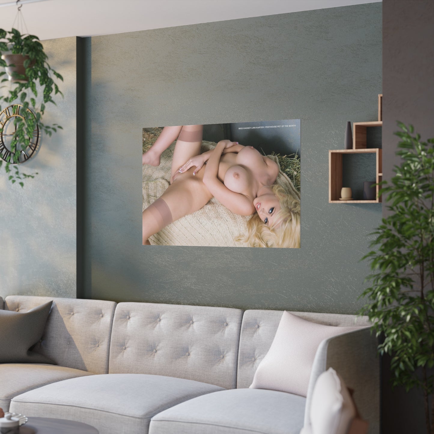 Satin Posters (210gsm) Penthouse Pet June 2009 Kagney Linn Karter