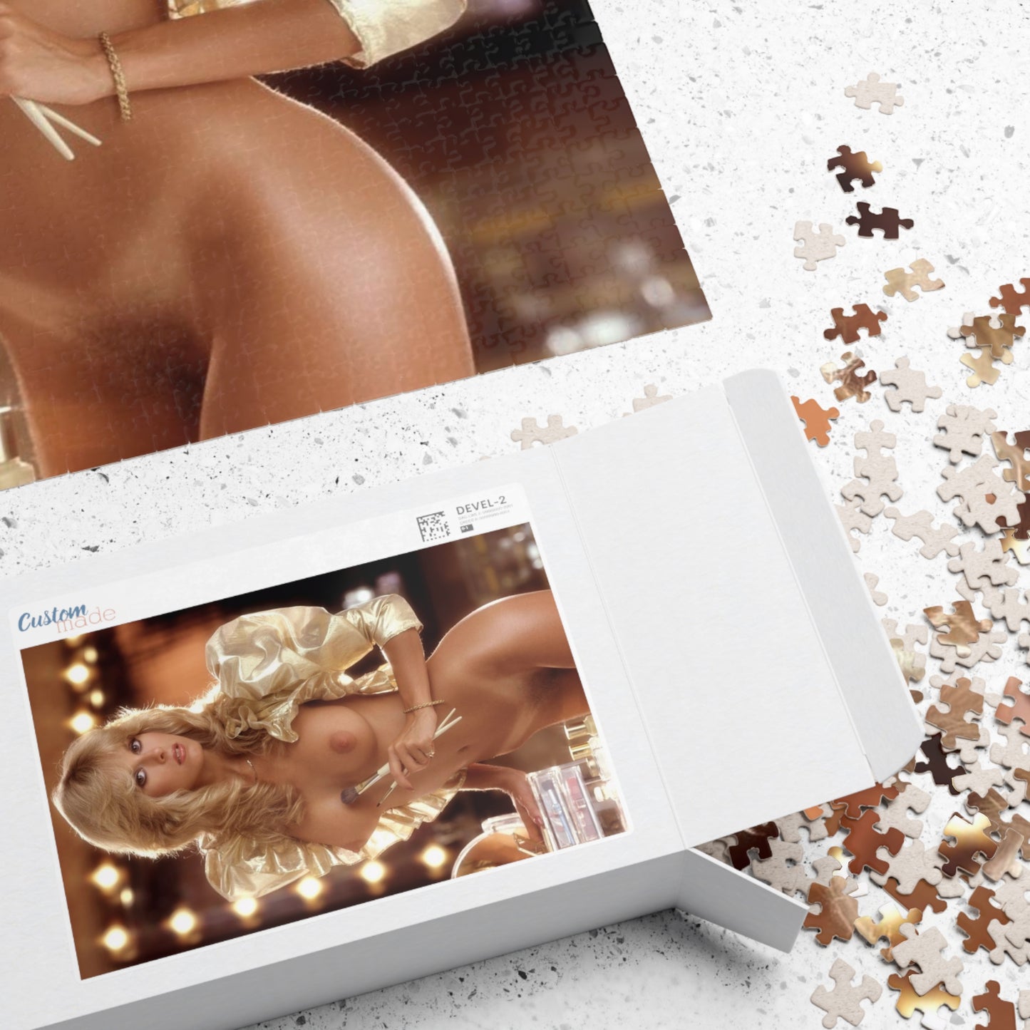 Puzzle (110, 252, 500, 1014-piece) Playboy Playmate August 1982 Cathy St. George