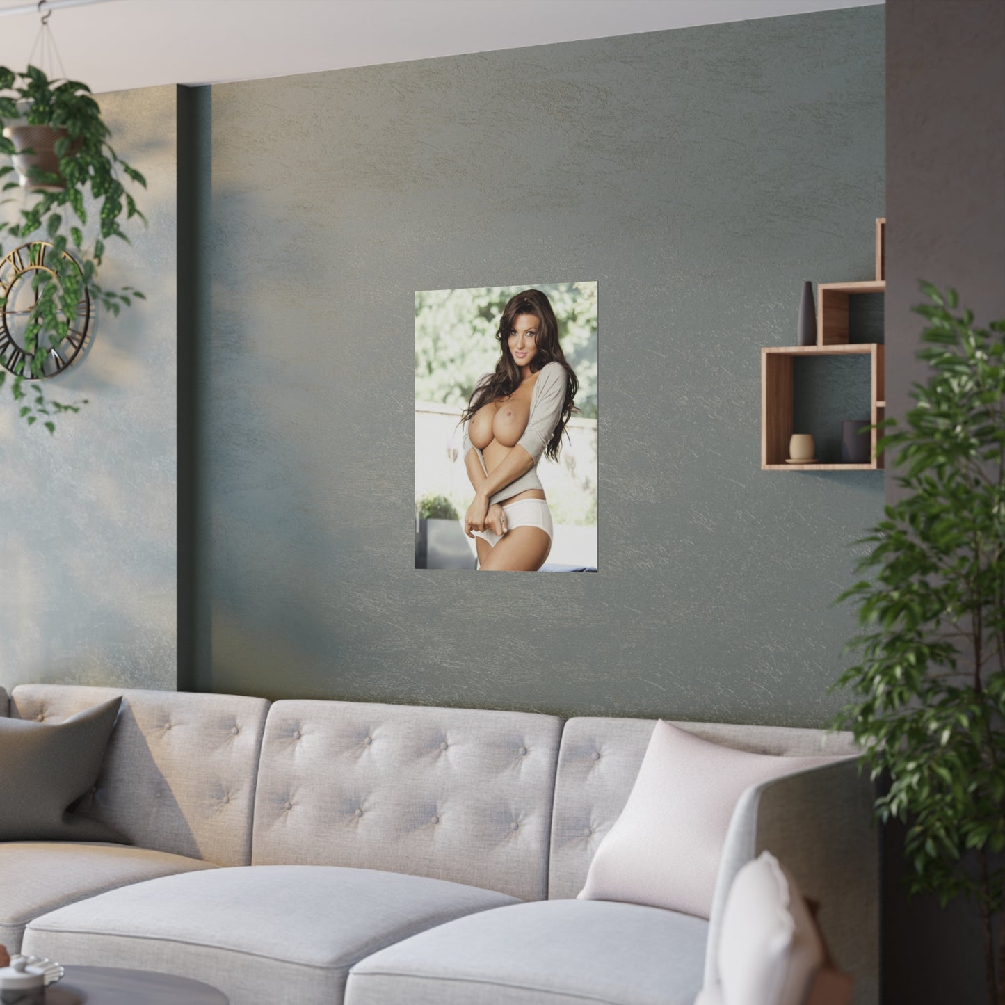 Satin Posters (210gsm) Busty Sexy Nude