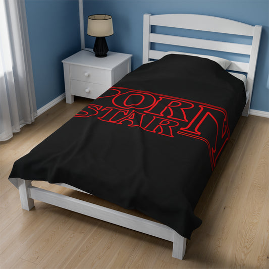 Velveteen Plush Blanket Porn Star