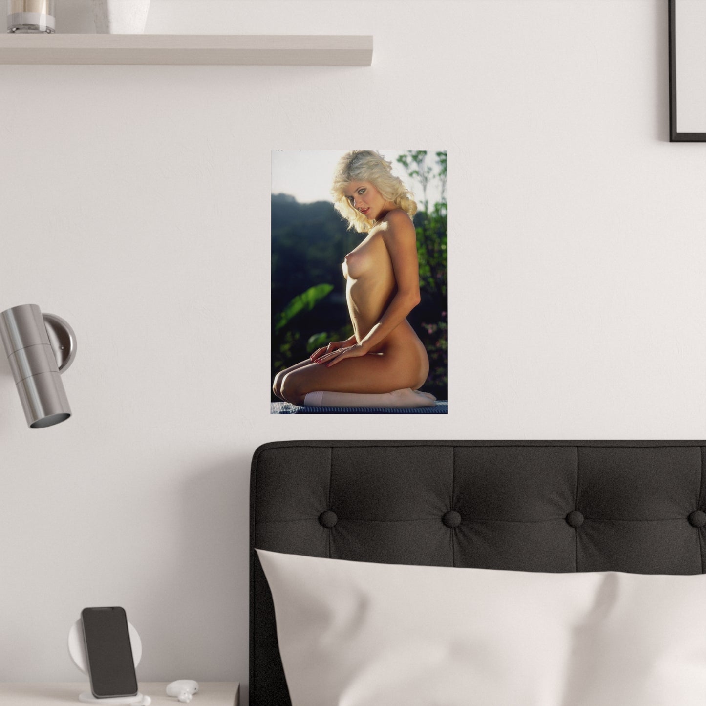 Satin Posters (210gsm) Retro Porn Star Ginger Lynn Nude