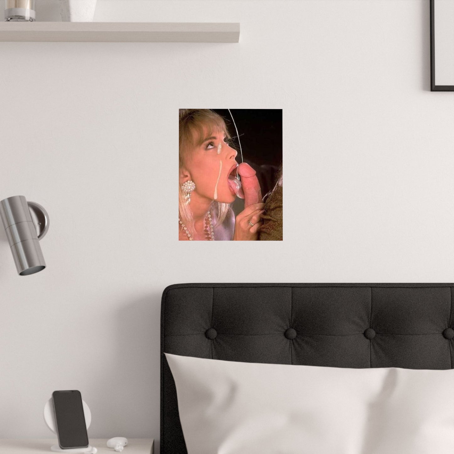 Satin Posters (210gsm) Retro Facial Porn Scene
