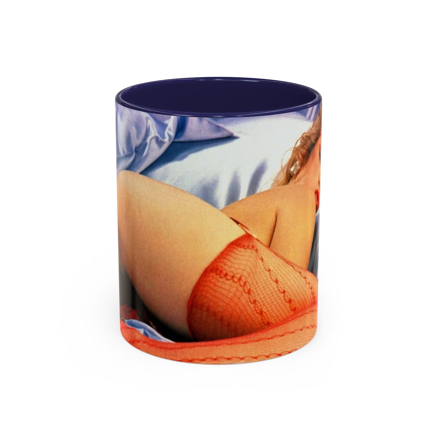 Accent Coffee Mug (11, 15oz) Traci Lords Naked Nude Retro