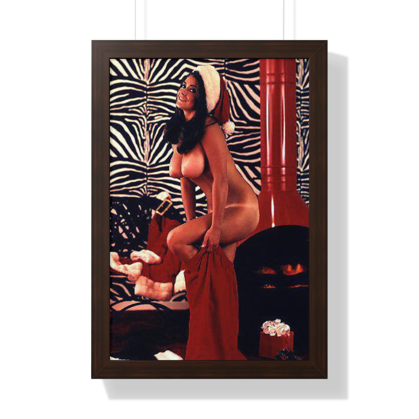 Framed Vertical Poster Playboy Playmate Cynthia Myers Nude