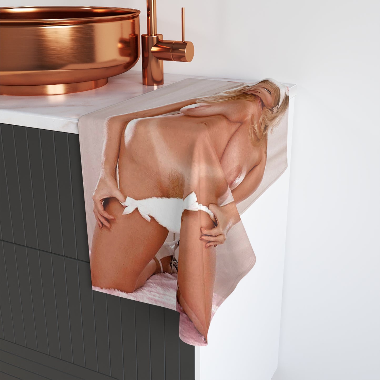 Hand Towel Retro Adult Star Danni Ashe