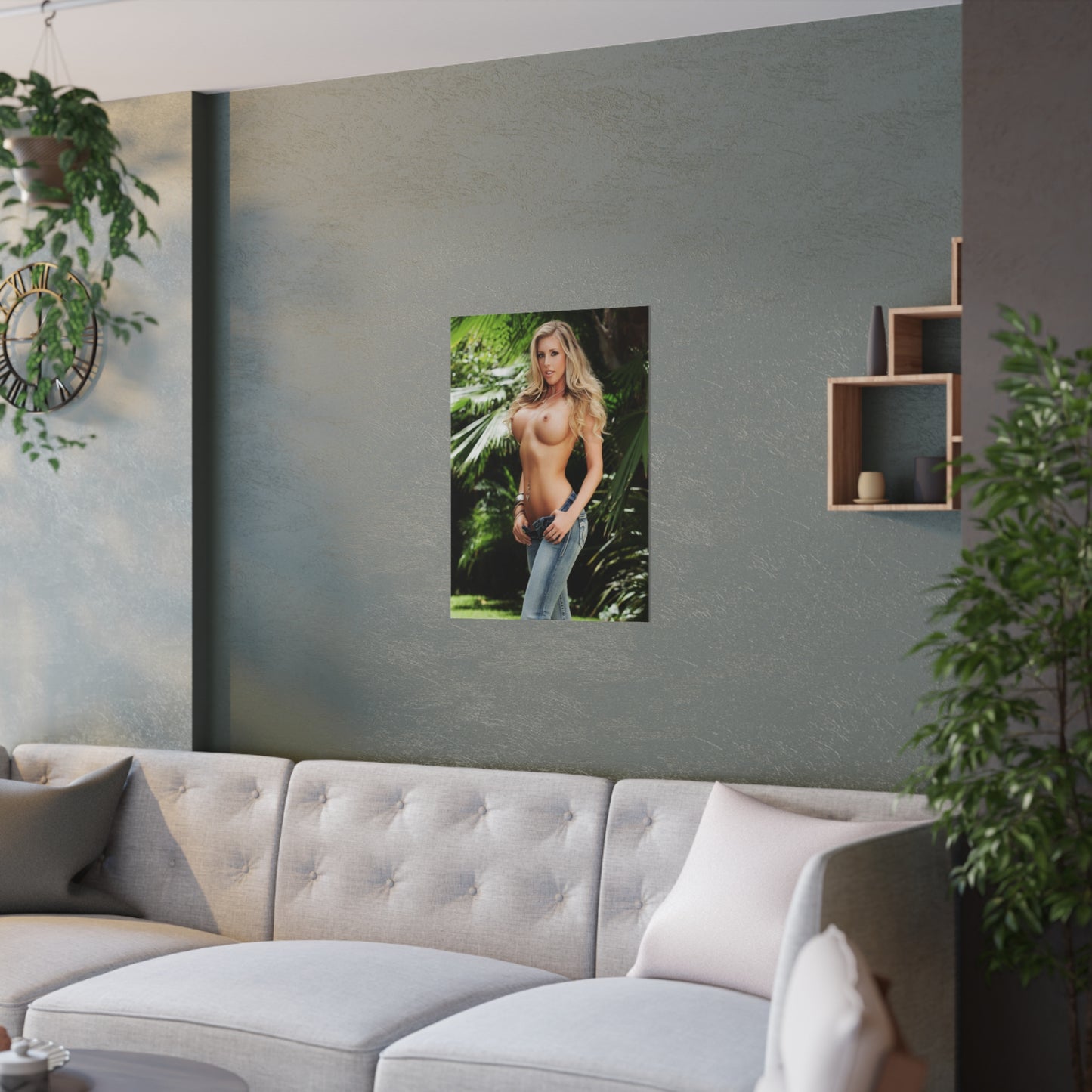 Satin Posters (210gsm) Adult Star Samantha Saint Nude