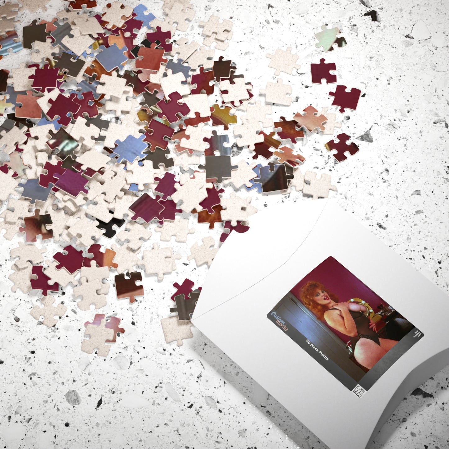 Puzzle (110, 252, 520, 1014-piece) Retro Pornstar Lisa De Leeuw Nude