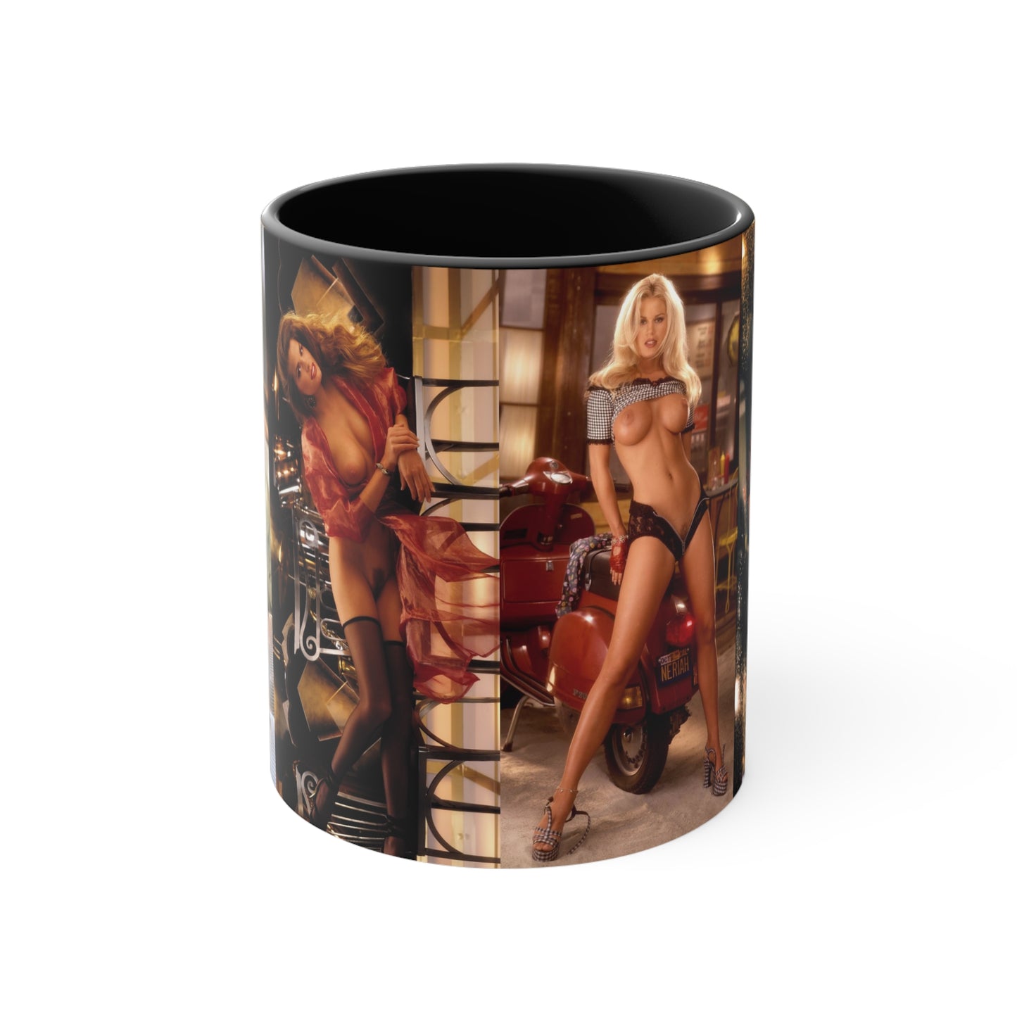 Accent Coffee Mug, 11oz Playboy Playmates 1994 January - April