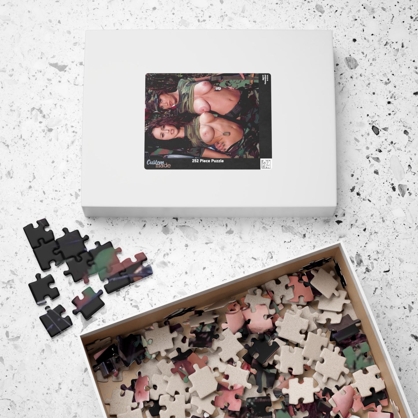 Puzzle (110, 252, 520, 1014-piece) Nude Army Babes
