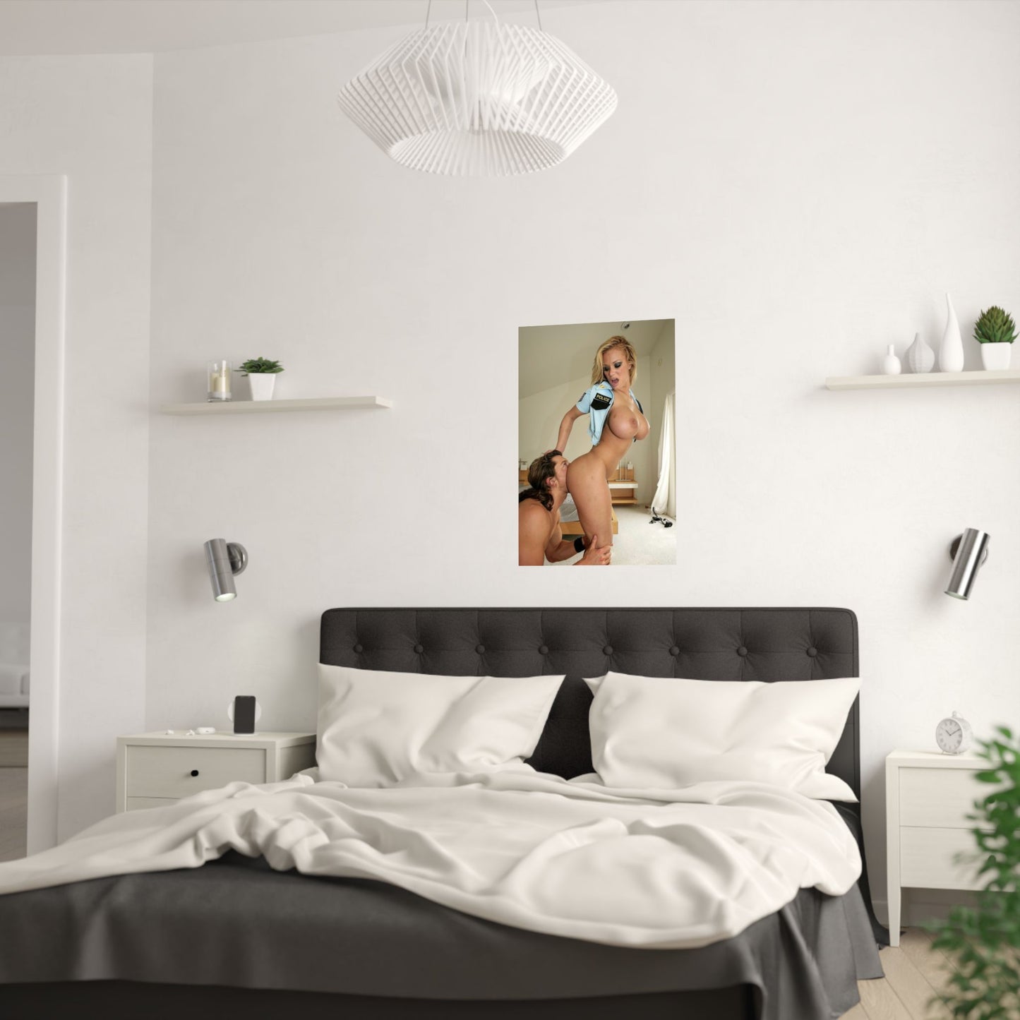 Satin Posters (210gsm) Shyla Stylez Nude Cop