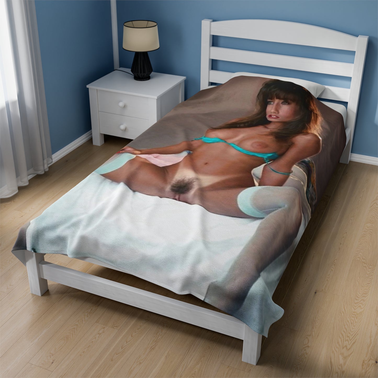 Velveteen Plush Blanket Pornstar Racquel Darrian Nude