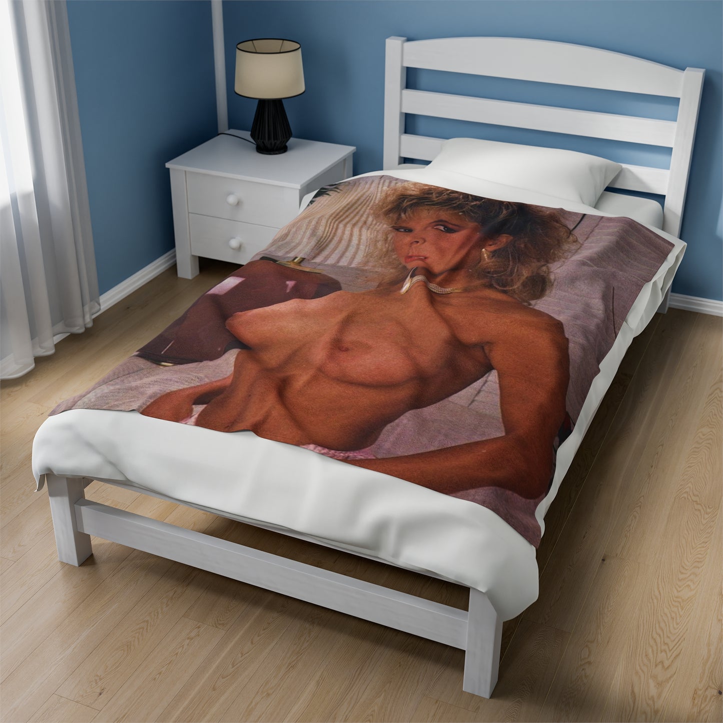 Velveteen Plush Blanket Porn Star Victoria Paris Nude