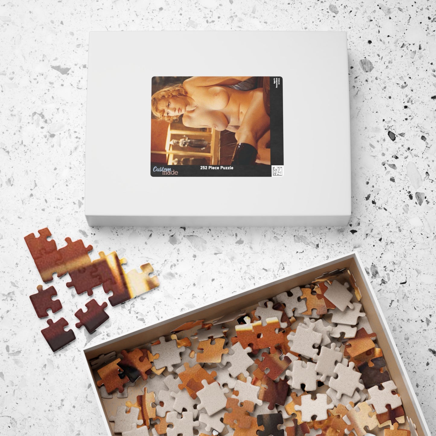 Puzzle (110, 252, 500, 1014-piece) Vintage French Pornstar Brigitte Lahaie
