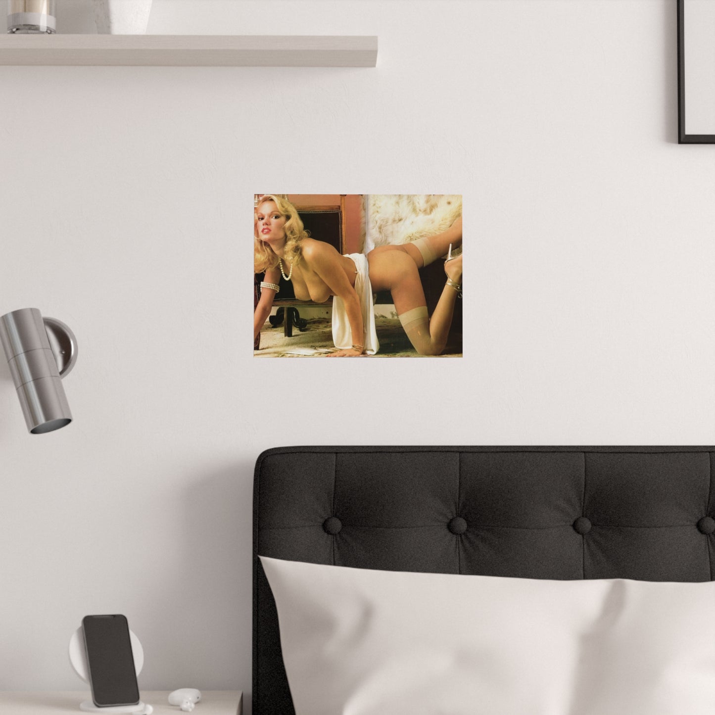 Satin Posters (210gsm) Vintage French Pornstar Brigitte Lahaie