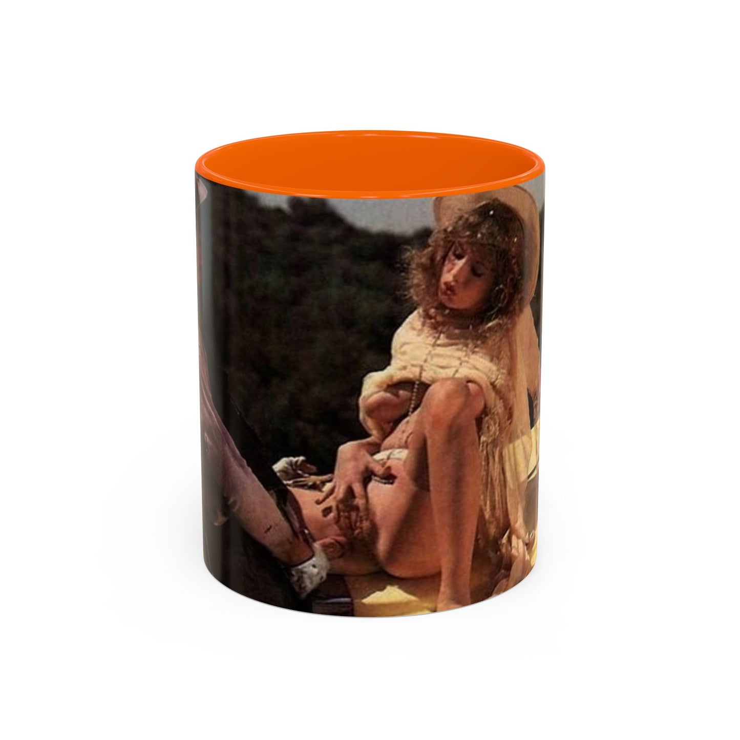 Accent Coffee Mug (11, 15oz) Traci Lords Nude Retro Pornstar Sex