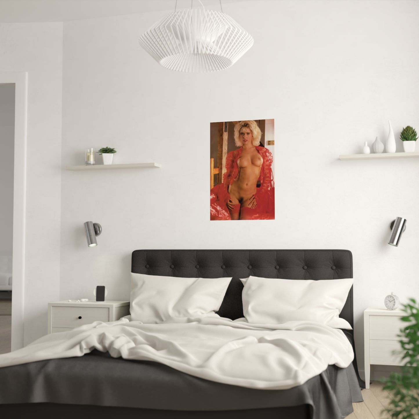 Satin Posters (210gsm) Retro Adult Star Jo Guest Nude