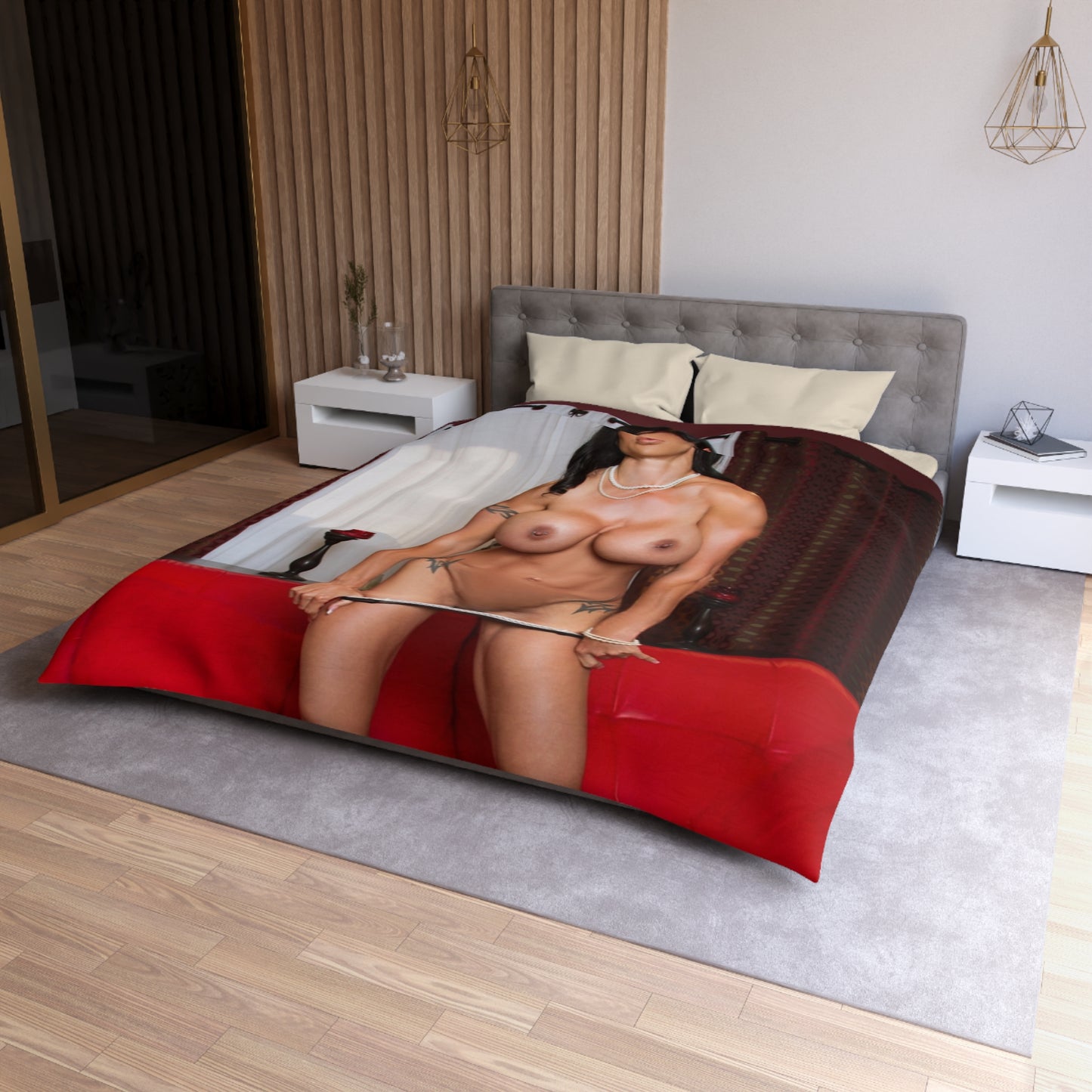 Microfiber Duvet Cover Penthouse Pet February 2011 Jewels Jade