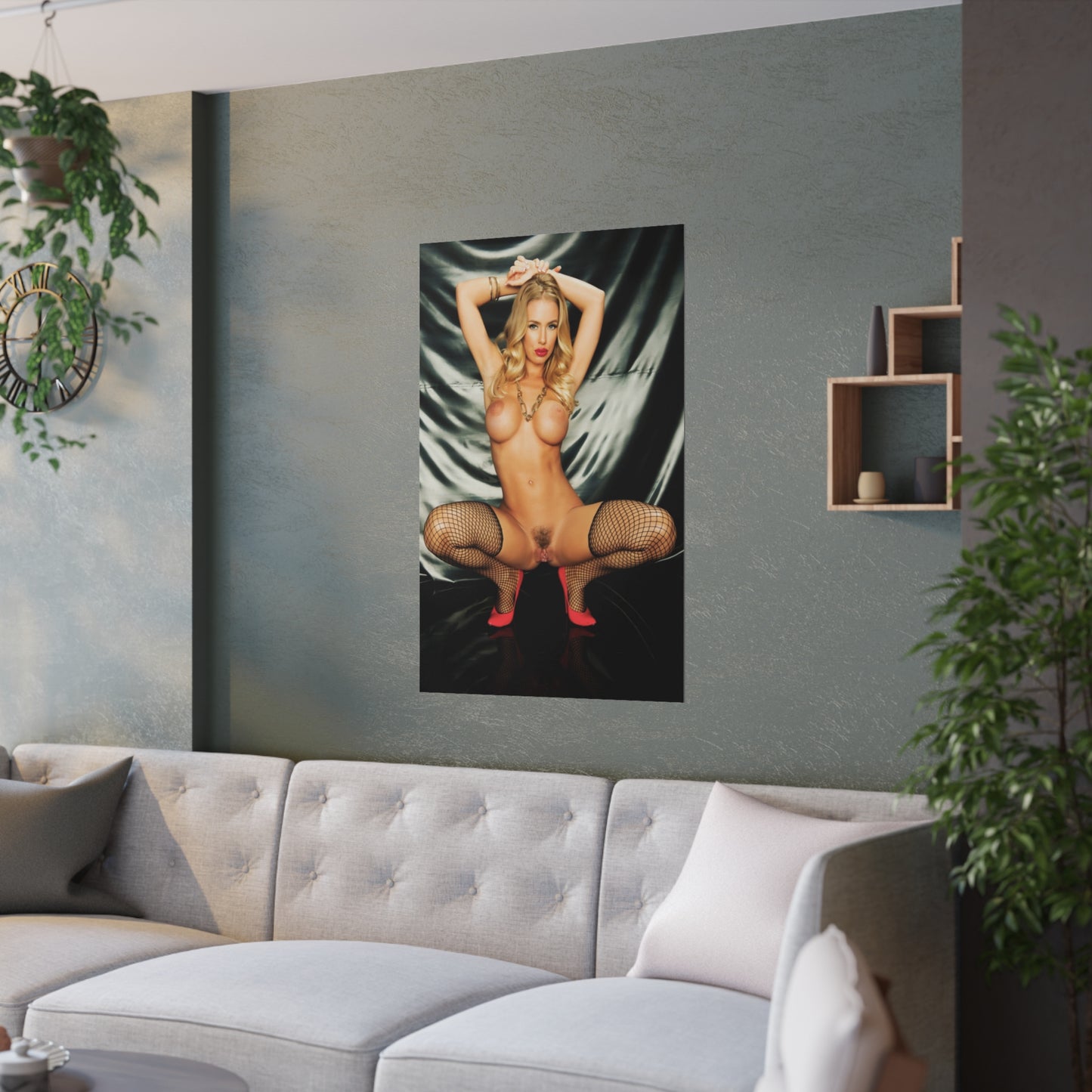 Satin Posters (210gsm) Penthouse Pet August 2012 Nicole Aniston