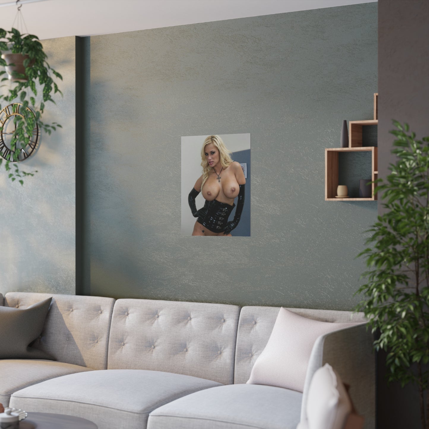Satin Posters (210gsm) Pornstar Shyla Stylez Nude