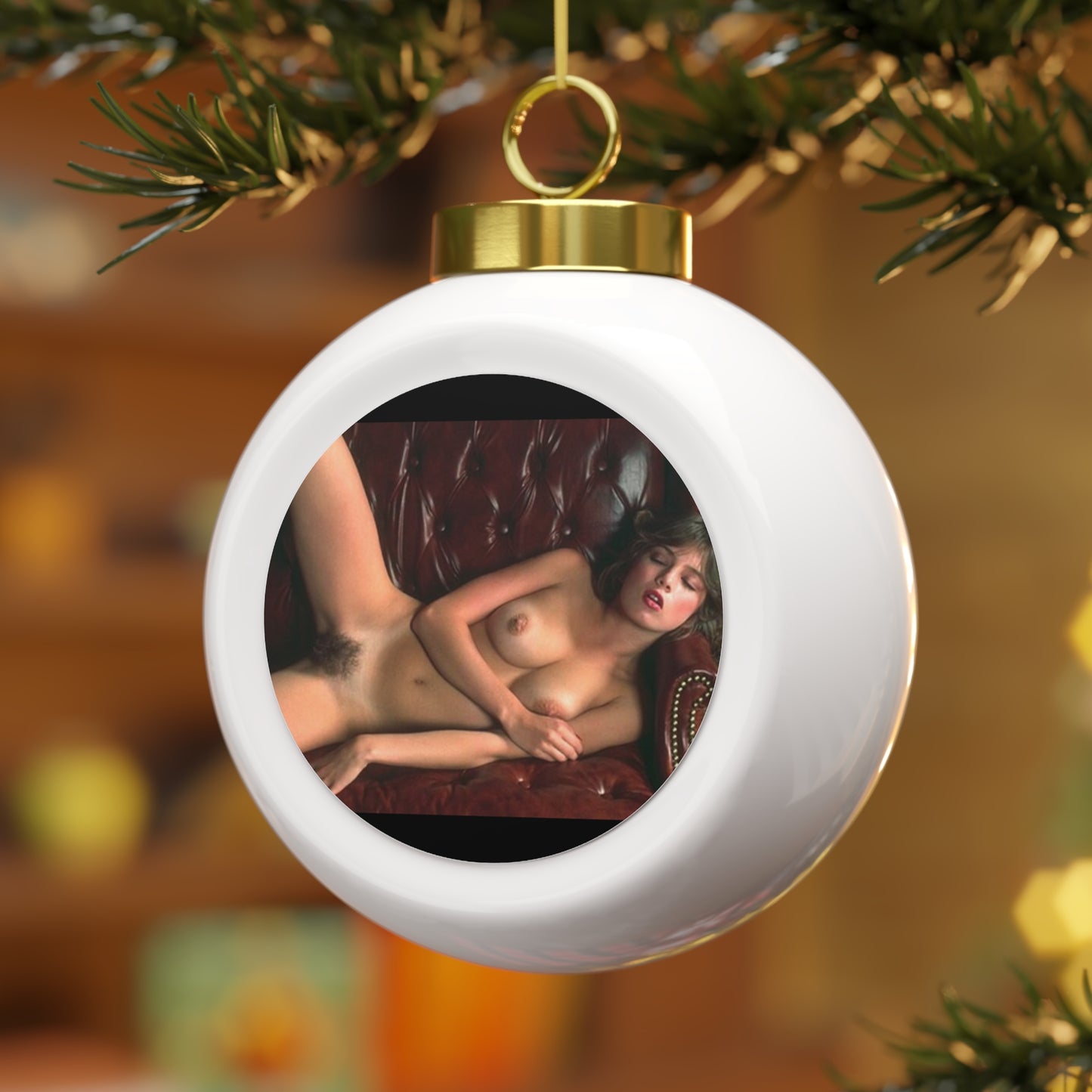 Christmas Ball Ornament Retro Porn Star Traci Lords