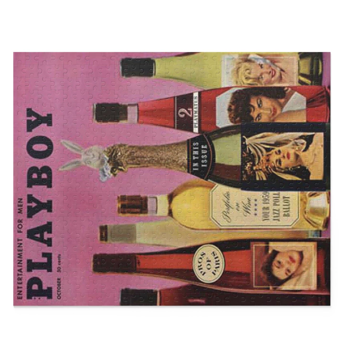 Puzzle (120, 252, 500-Piece) Playboy Cover October 1958