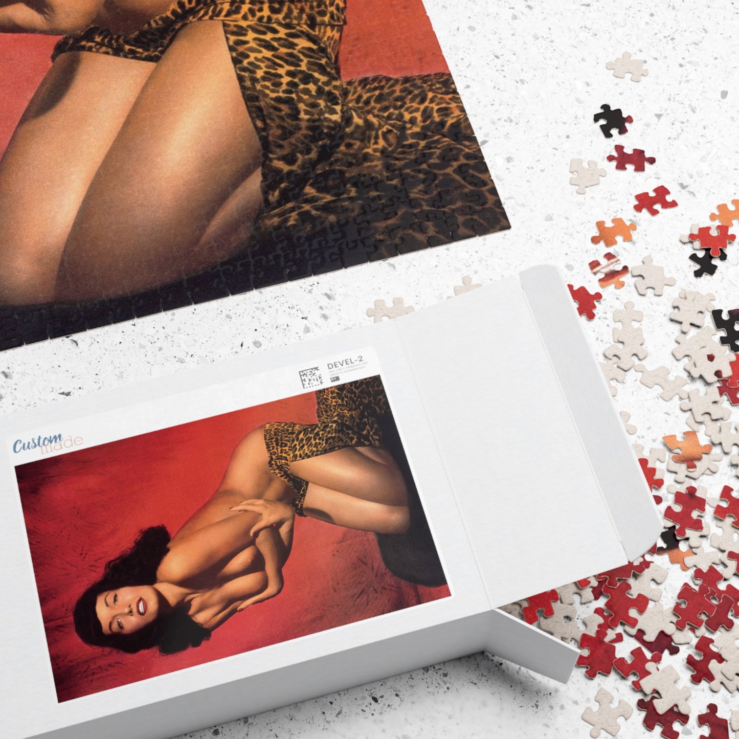 Puzzle (110, 252, 500, 1014-piece) Playmate 1955 Bettie Page Nude