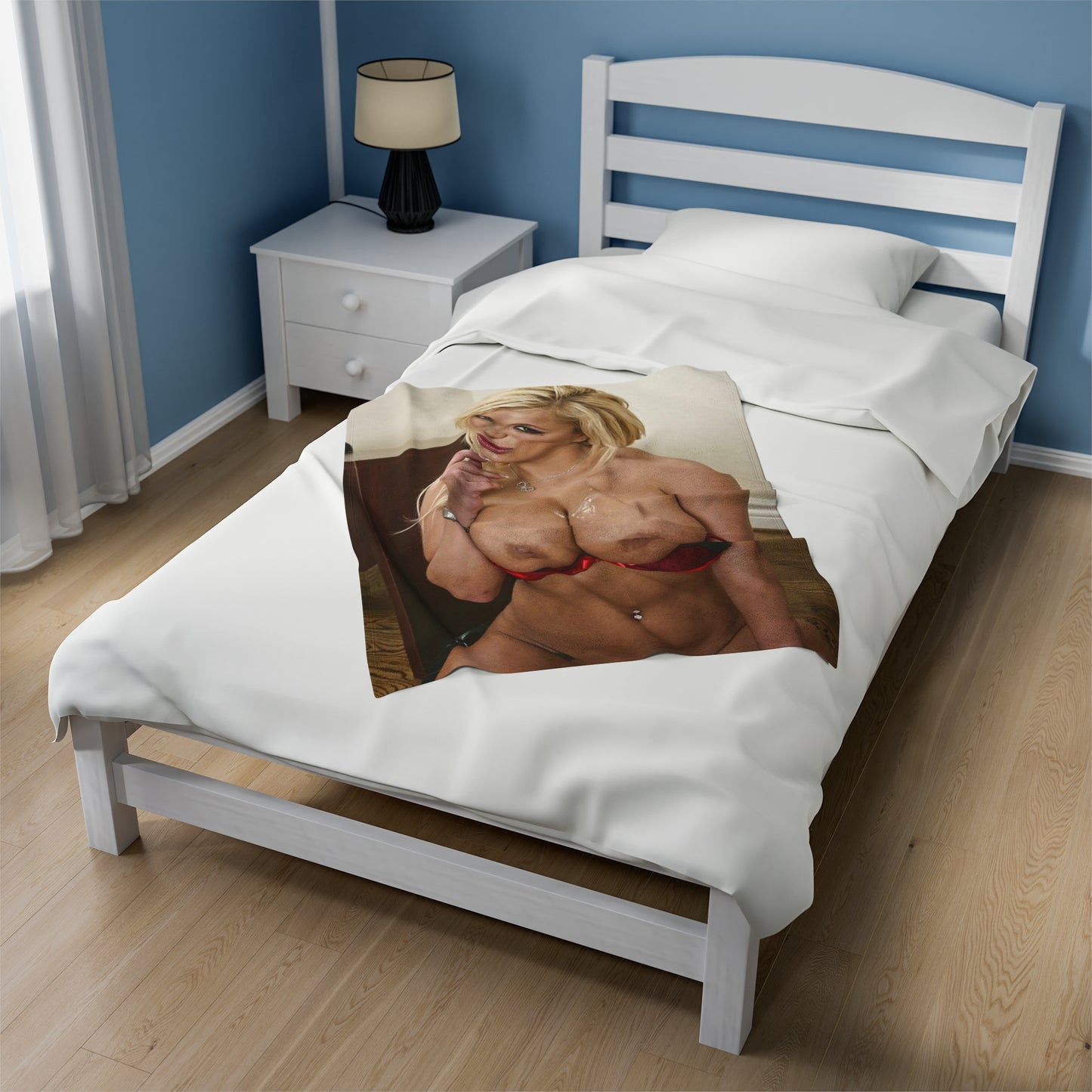 Velveteen Plush Blanket Adult Star Shyla Stylez Nude