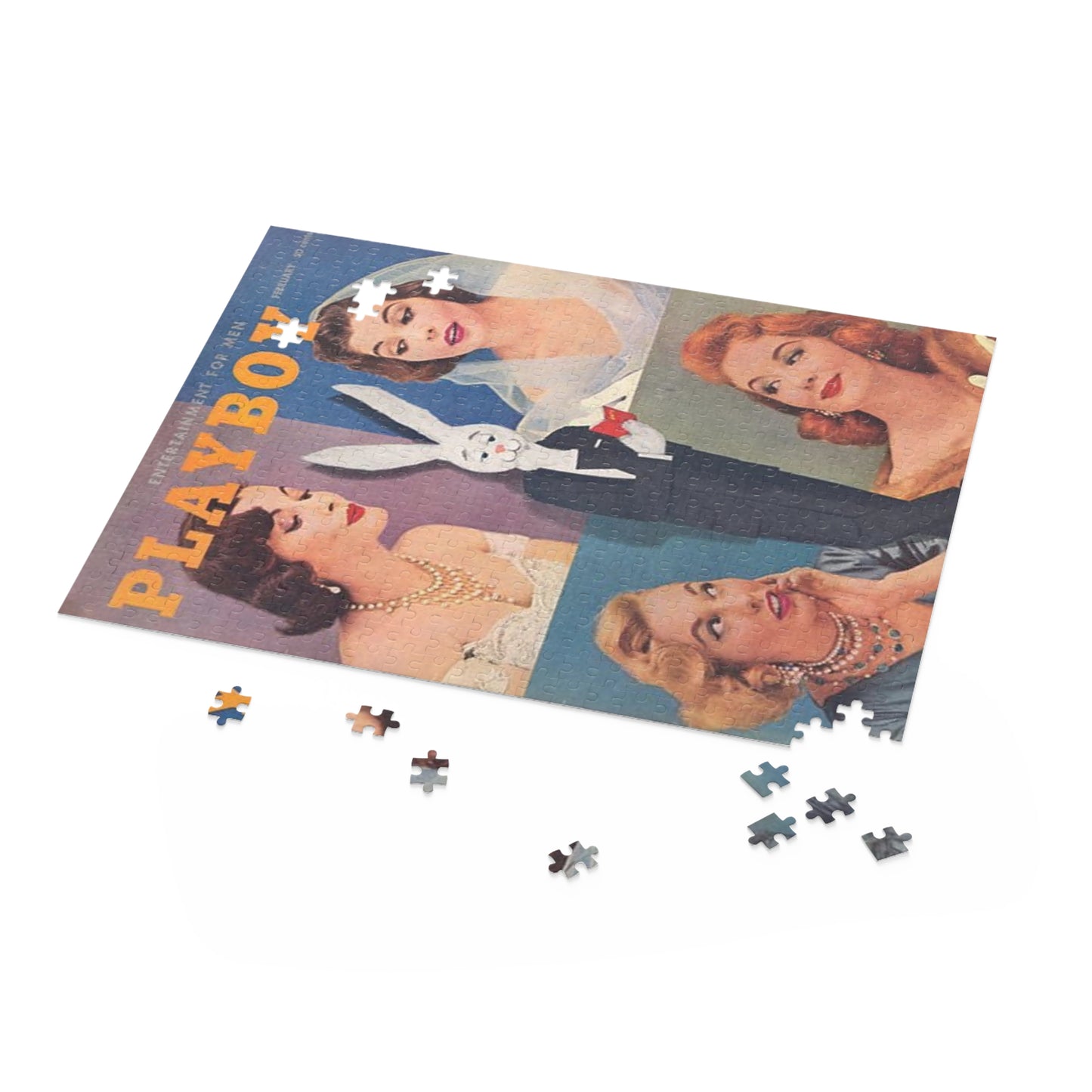Puzzle (120, 252, 500-Piece) Playboy Cover February 1956