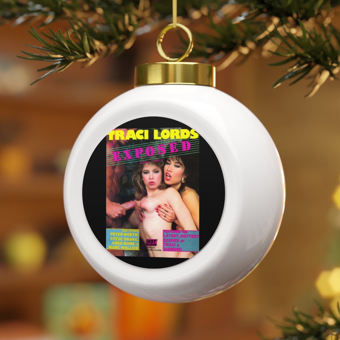 Christmas Ball Ornament Traci Lords Nude