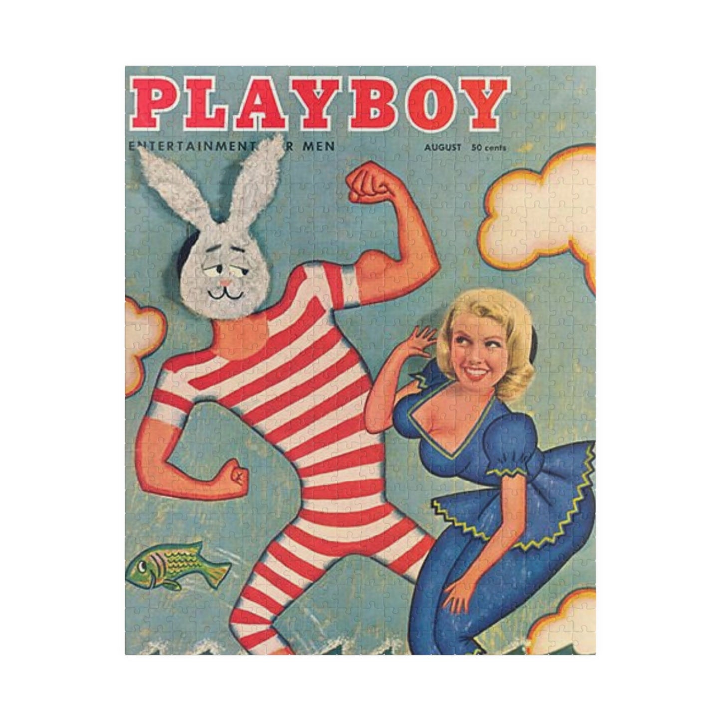 Puzzle (110, 252, 500, 1014-piece) Playboy Cover August 1957