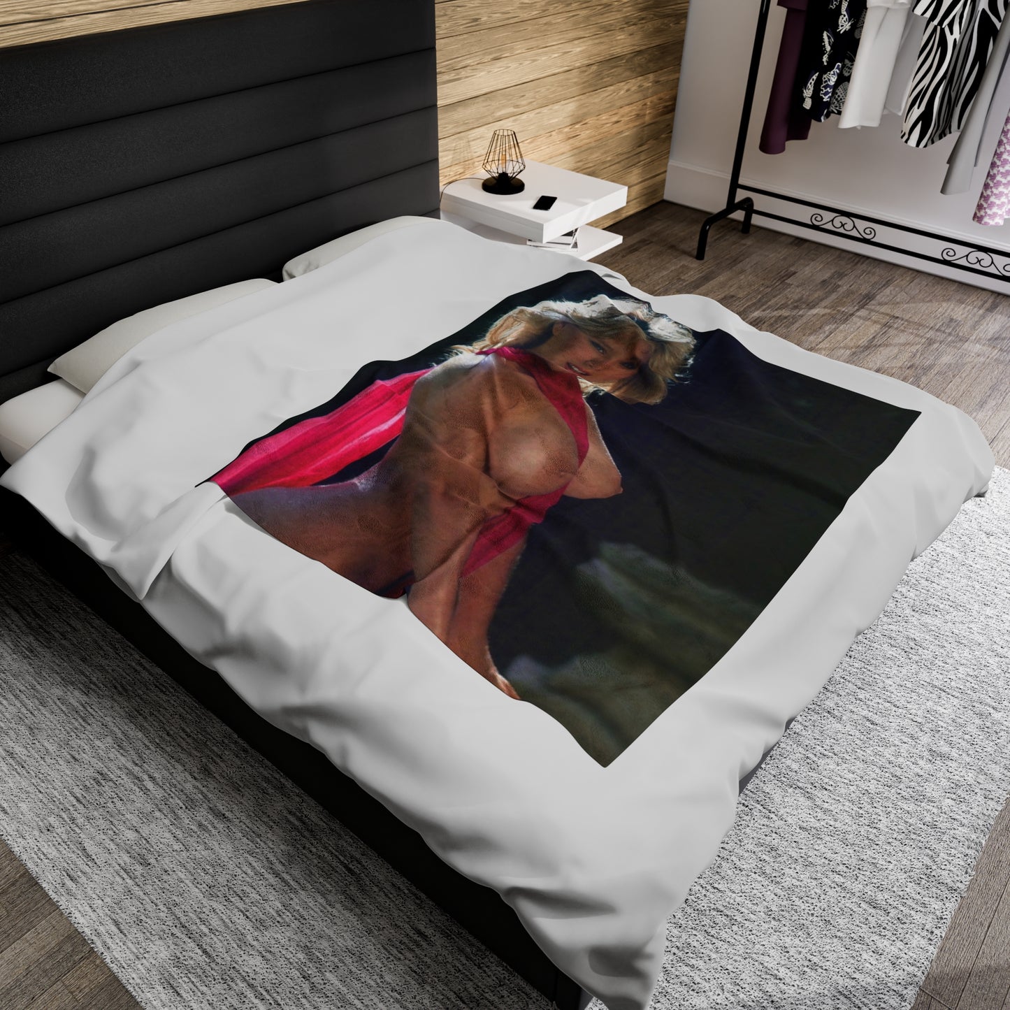 Velveteen Plush Blanket Samantha Fox Nude