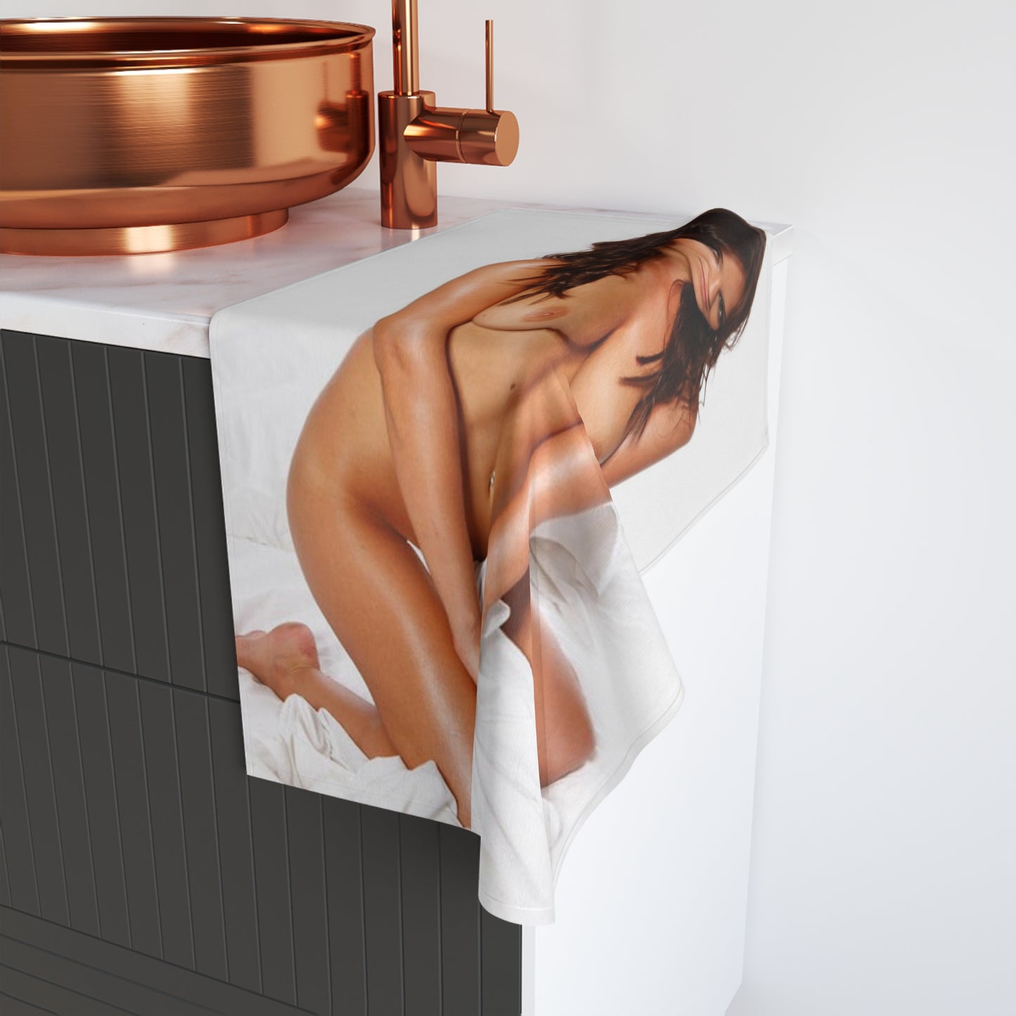 Hand Towel Sexy Brit Rosie Jones Nude
