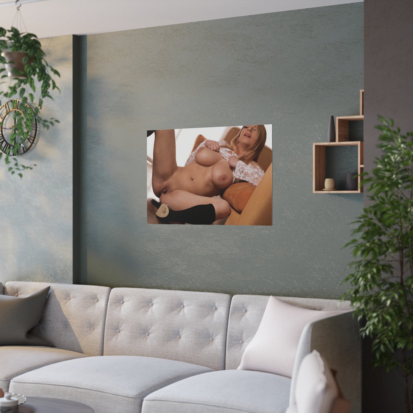 Satin Posters (210gsm) Hot Pose Nude