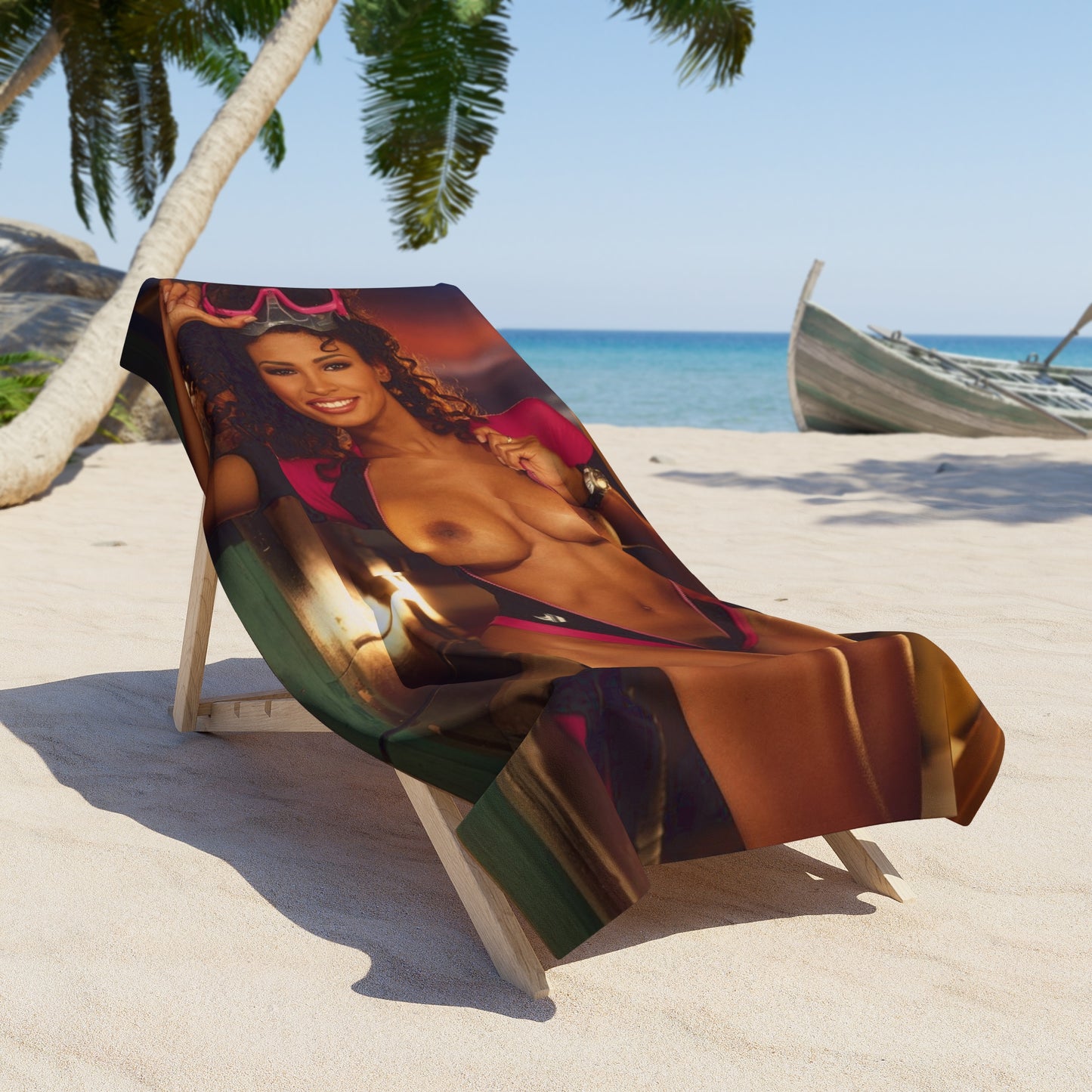 Beach Towel Playboy Playmate June 1996 Karin Taylor
