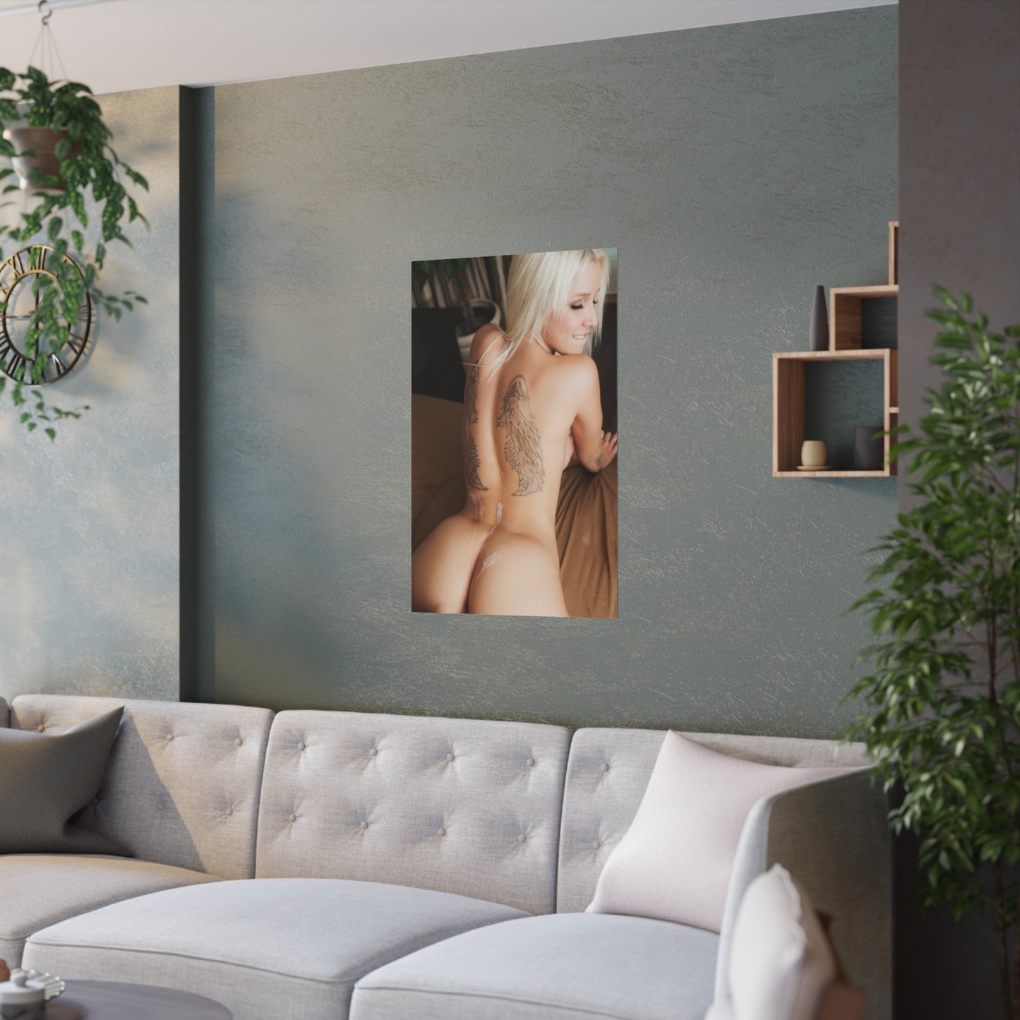 Satin Posters (210gsm) Pornstar Stevie Shae Nude