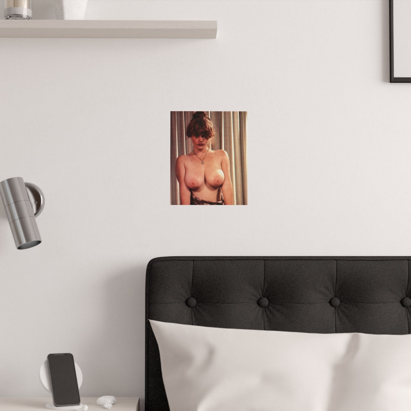 Satin Posters (210gsm) Retro Pornstar Lisa De Leeuw Nude