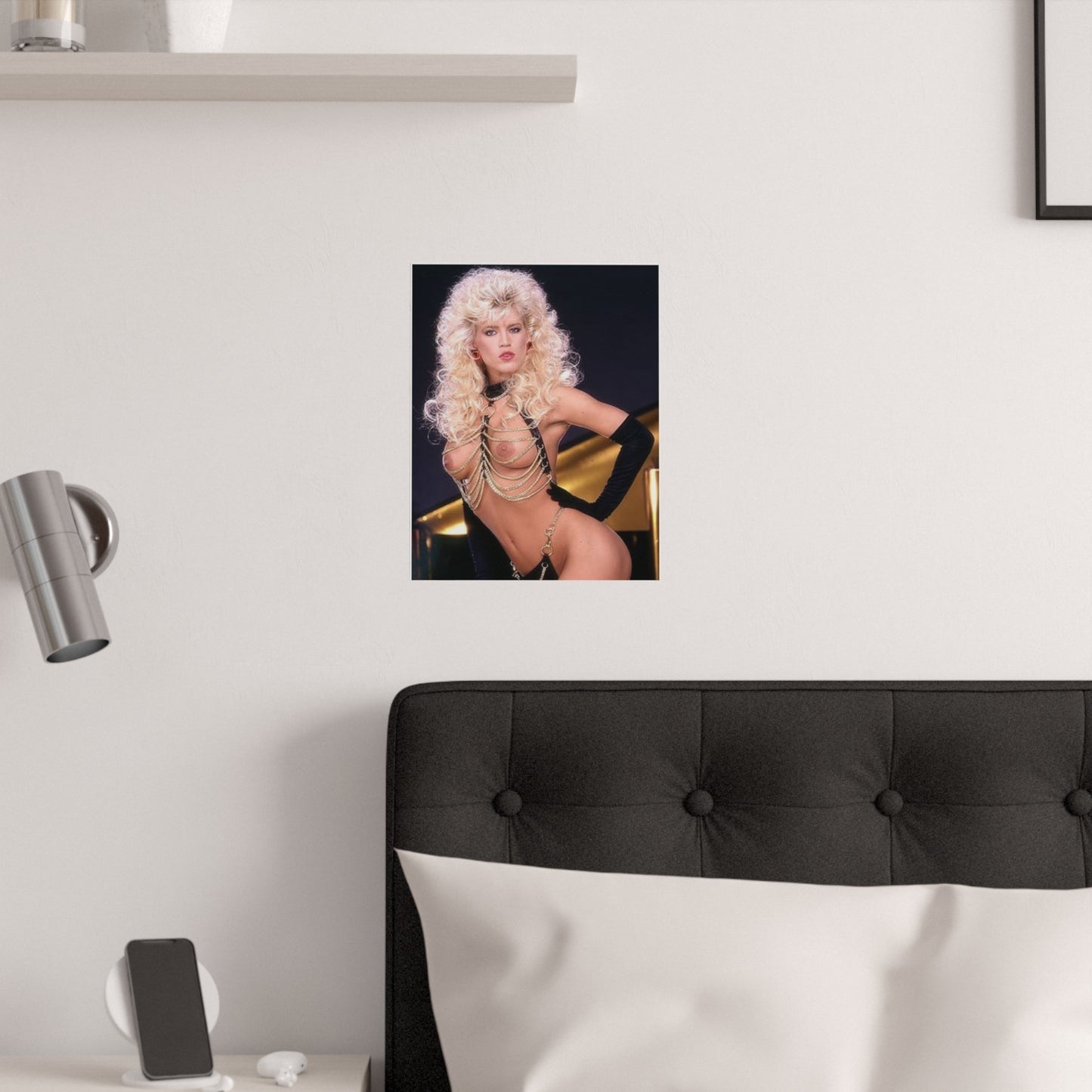 Satin Posters (210gsm) Retro 1980s Porn Star Amber Lynn