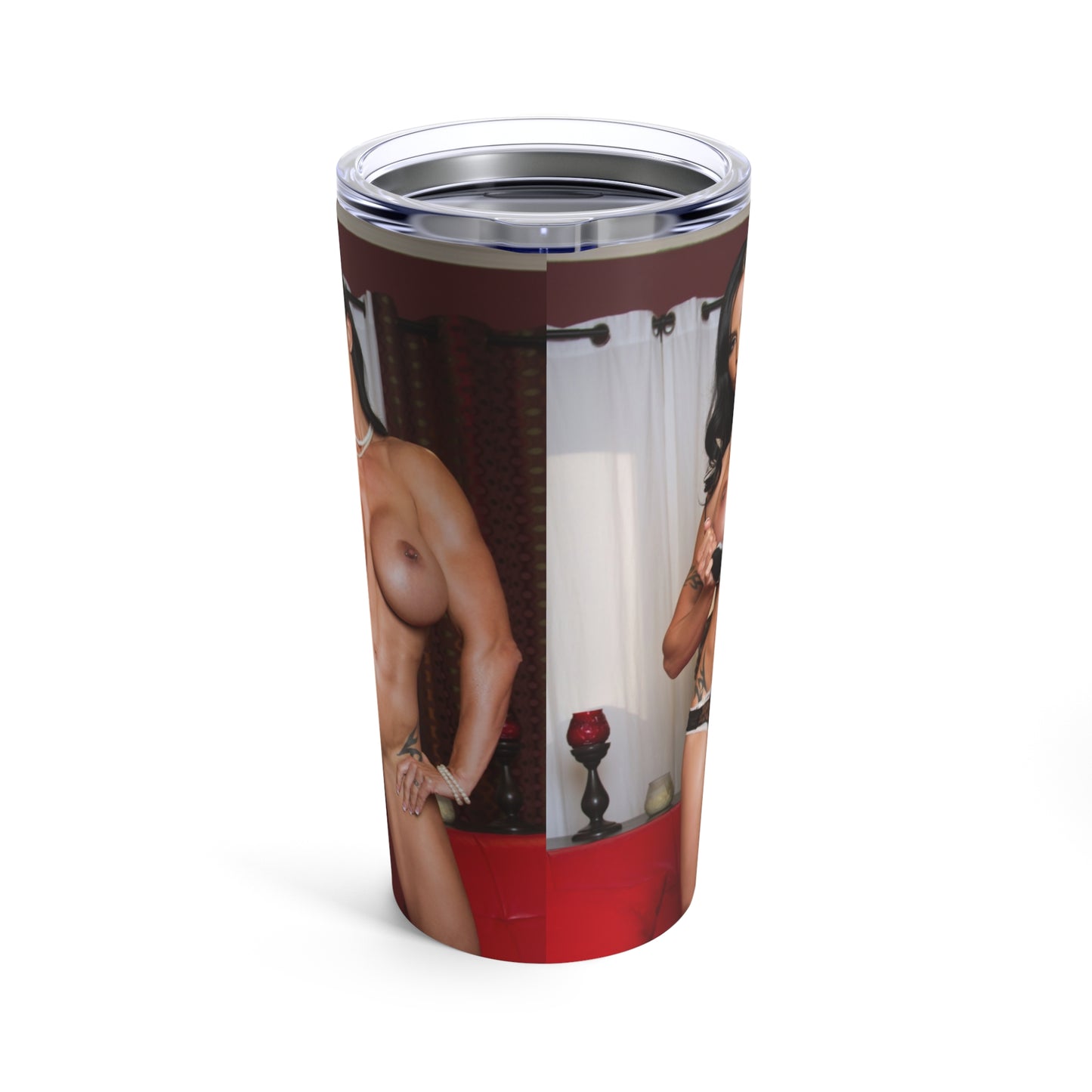 Tumbler 20oz Penthouse Pet February 2011 Jewels Jade