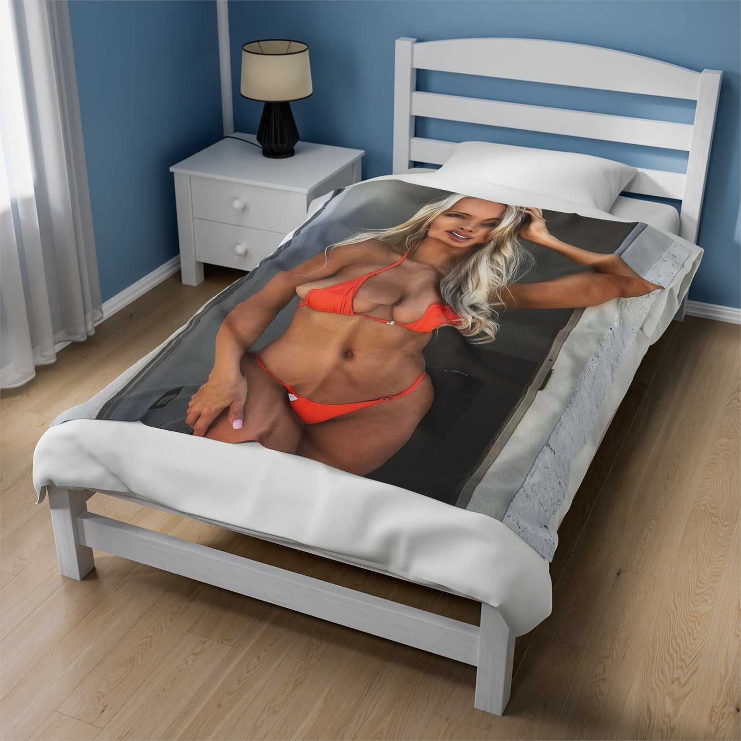 Velveteen Plush Blanket Lindsey Pelas