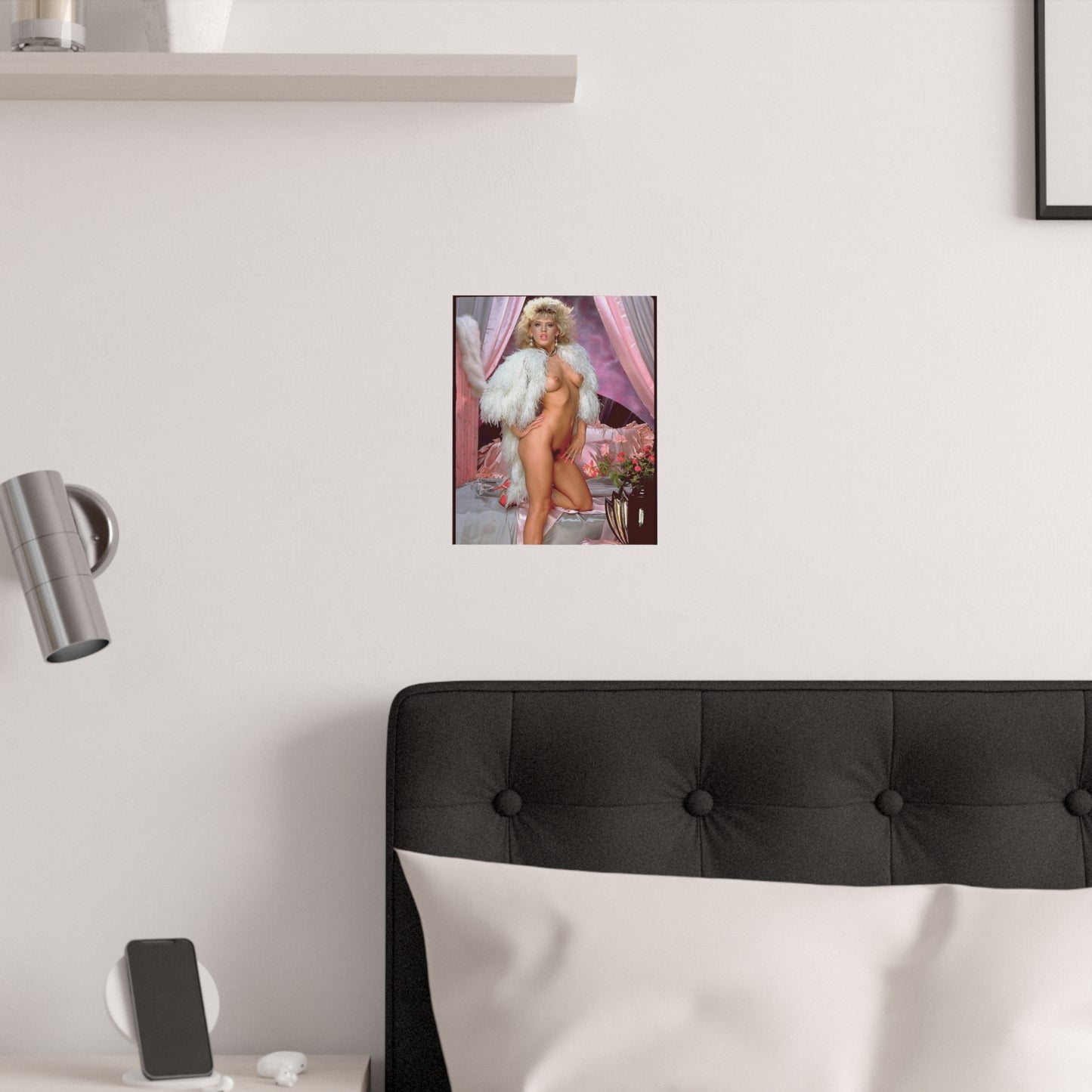 Satin Posters (210gsm) Retro 1980s Porn Star Amber Lynn