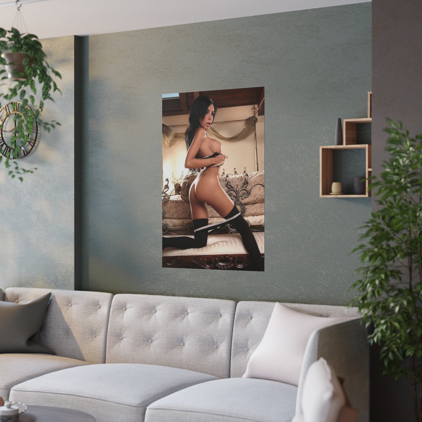 Satin Posters (210gsm) Porn Star Lela Star Nude