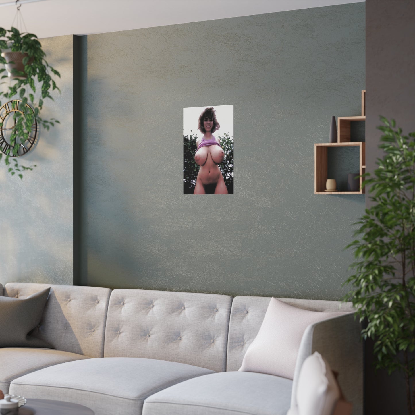 Satin Posters (210gsm) Retro Adult Star Christy Canyon Nude
