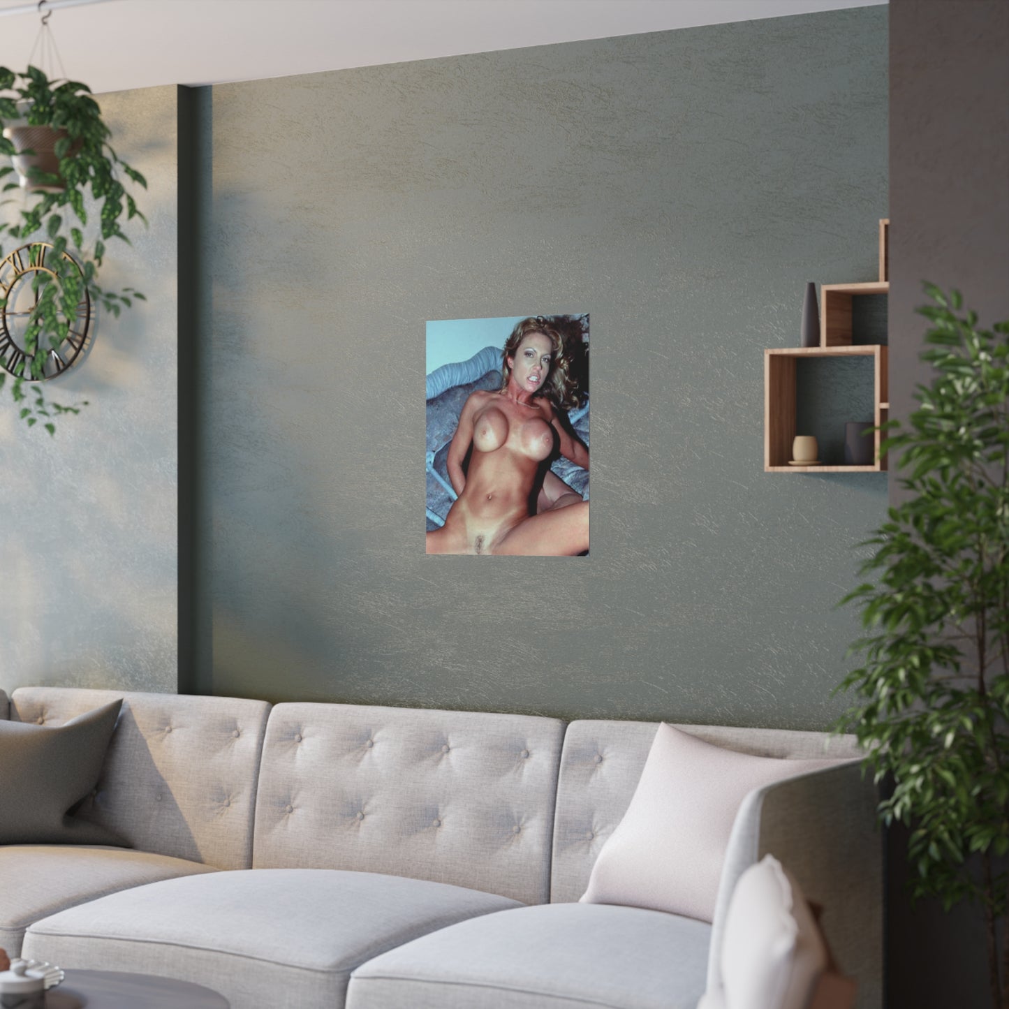 Satin Posters (210gsm) Retro Pornstar Ashlyn Gere Nude