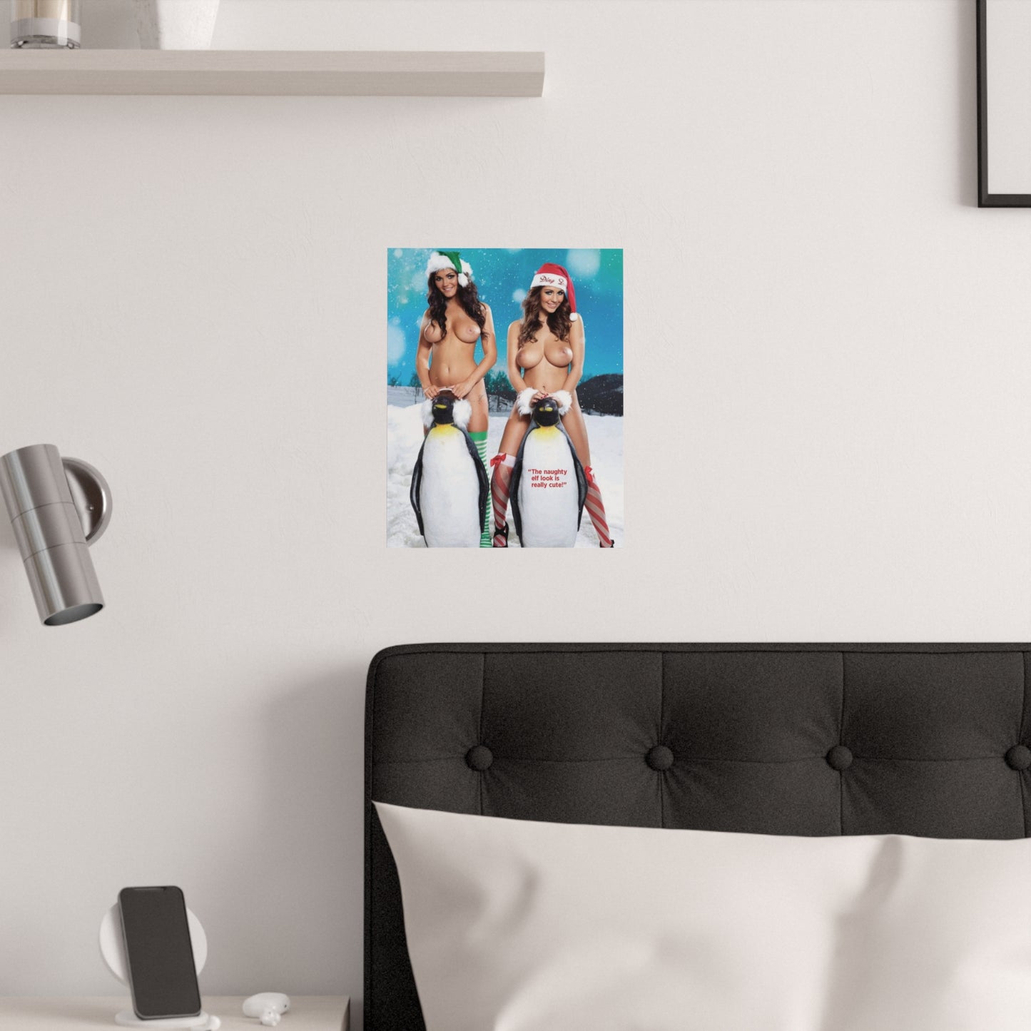 Satin Posters (210gsm) Christmas Pornstars Nude