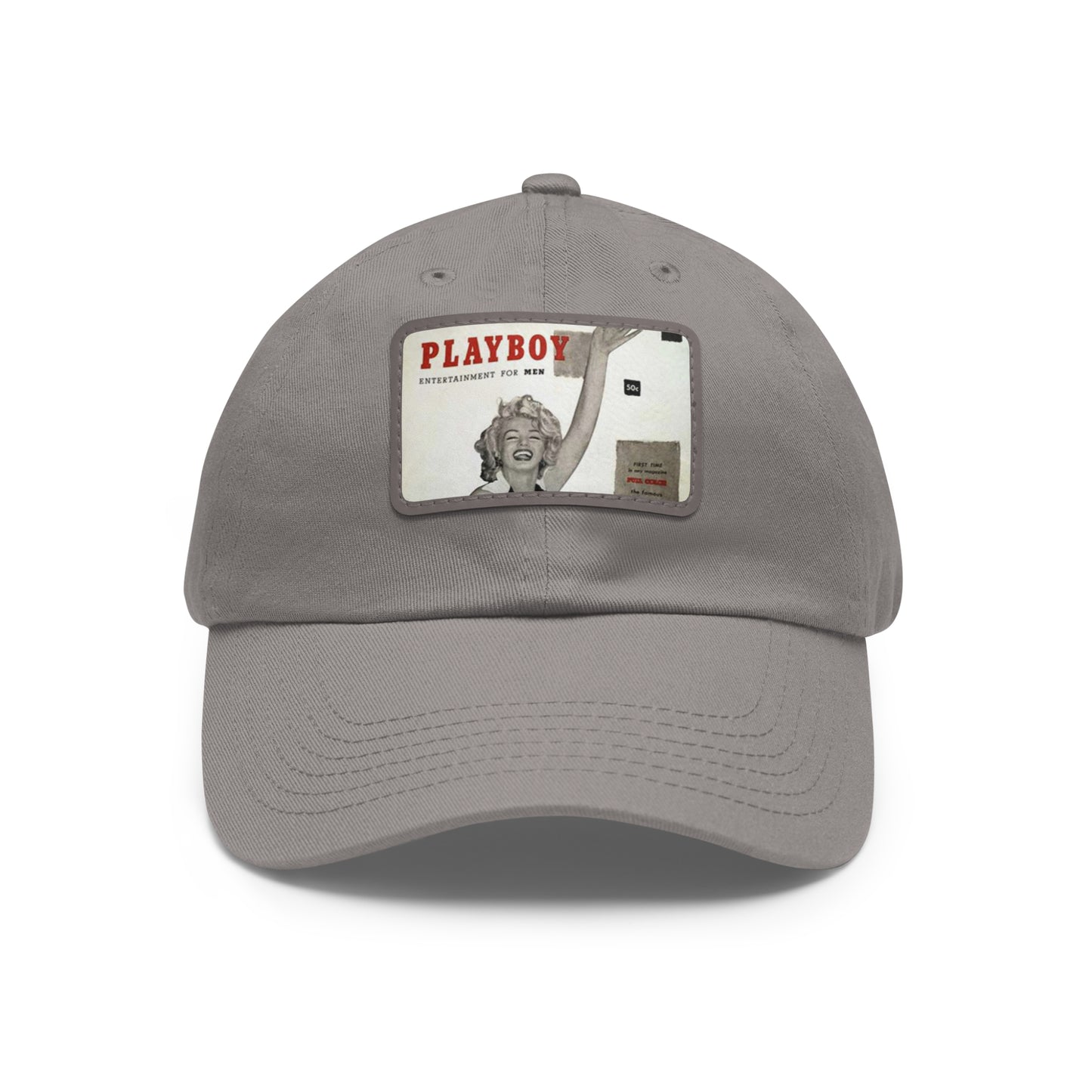 Dad Hat with Leather Patch Playboy Cover December 1953 Marilyn Monroe